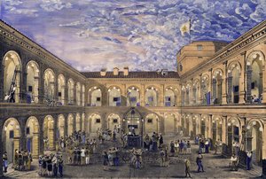 Political Prisoners in the Civita Castellana Fort on the Night of 21st June 1846 Granted Amnesty on the Coronation of Pope Pius IX by Italian School