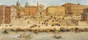 Porto di Ripetta by Italian School