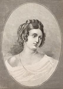 Portrait of Costanza Monti (1792-1840), Italian poet