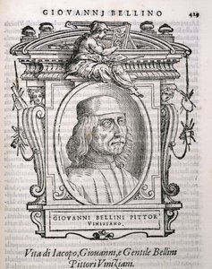 Portrait of Giovanni Bellini from Vasari