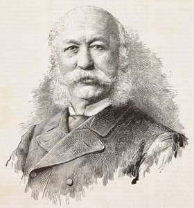 Portrait of Girolamo Cantelli, Italian patriot and politician, engraving from L