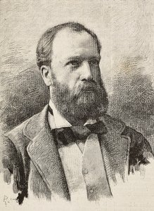 Portrait of Karl Hillebrand, German historian by Italian School