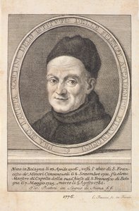 Portrait of Padre Giovanni Battista Martini engraved by Faucci by Italian School