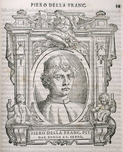 Portrait of Piero della Francesca from Vasari