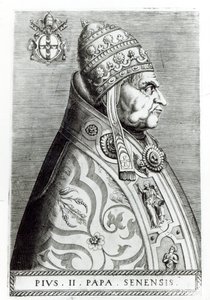 Portrait of Pope Pius II by Italian School