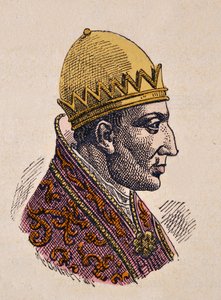 Portrait of Antipope Felix II (355-365) by Italian School