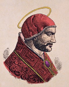 Portrait of Pope Anastasius I (399-401) by Italian School