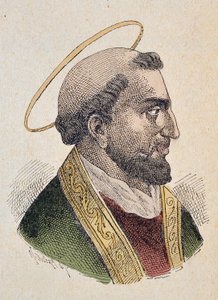 Portrait of Pope Evaristus I (97-107) by Italian School