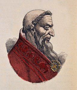 Portrait of Pope Honorius I (625-638) by Italian School