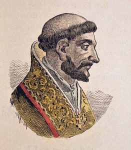 Portrait of Pope John XI (931-935) by Italian School