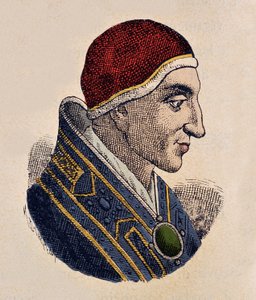 Portrait of Pope John XV (985-996)