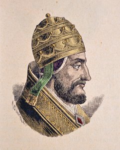Portrait of Pope Martin IV (1281-1285) by Italian School