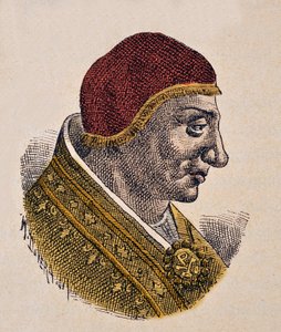 Portrait of Pope Serge II