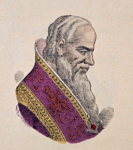 Portrait of Pope Serge IV (1009-1012) by Italian School