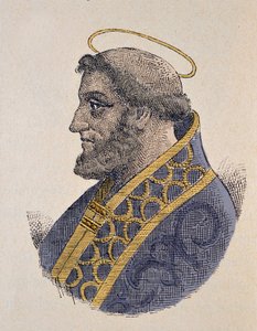 Portrait of Pope Sergius I (687-701) by Italian School