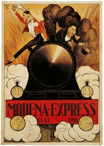 Poster advertising the Modena Express