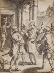 Religious Scenes by Italian School
