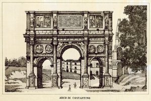 Rome: Arch of Constantine by Italian School