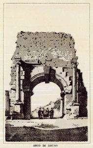 Rome: Arch of Drusus by Italian School