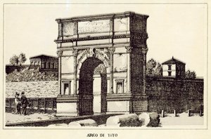 Rome: Arch of Titus by Italian School