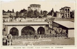 Rome: Palace of the Caesars, Ancestral Home of Tiberius by Italian School