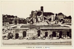 Rome: Temple of Venus and Rome by Italian School