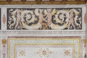 Room of the Amorini (detail) by Italian School