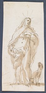 Saint Margaret of Cortona, Late 17th Century