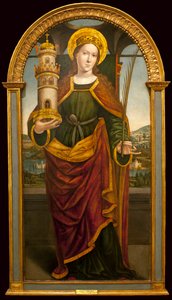 Saint Barbara by Italian School