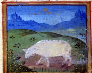 Sign of the Ram. Italian Horoscope, mid-15th century