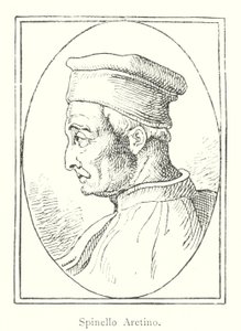 Spinello Aretino (engraving) by Italian School