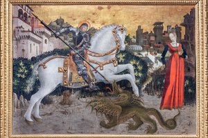 St. George and the Dragon by Italian School