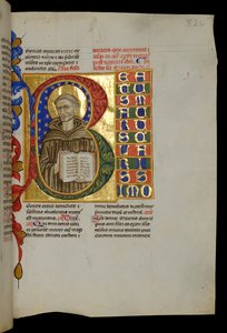 St Maurus with Open Book by Italian School