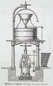 Steam Mill Designed by Giovanni Enrico (1851-1909) by Italian School