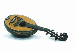 Still life of mandolin of the Milanese type. 18th century. by Italian School
