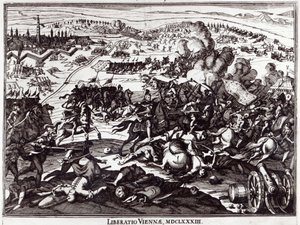 The 1683 Siege of Vienna by Italian School