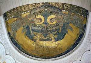 The Ark of the Covenant Supported by Cherubim, from the Semi-Dome of the East Apse