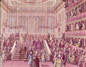 The Ball at the Teatro San Benoit in Venice on the 22nd January 1782