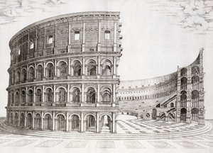 The Colosseum, built in AD 80