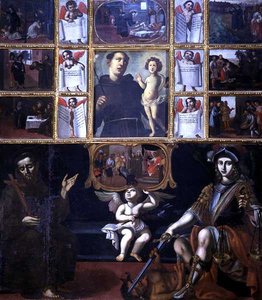 The Miracles of St. Anthony, with St. Francis and St. Michael by Italian School