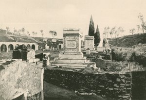 The Ustrinum or Crematorium as it is by Italian School
