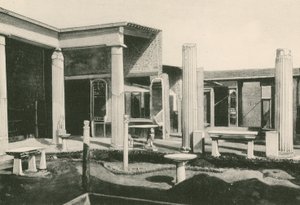 The Viridarium in the House of the Vettii as it is