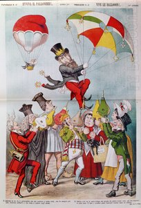 The Wilson Affair in 1887, front cover of Le Perroquet by Italian School