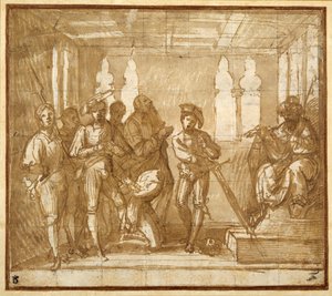 The Beheading of a Saint by Italian School