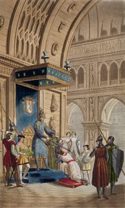 The Creating of a Knight Templar, from a Manuscript of Romance of Lancelot of the Lake by Italian School