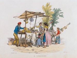 The torronaro (nougat seller) by Italian School