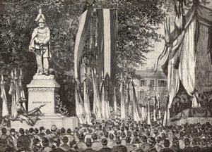 Unveiling the monument to General Giacomo Medici, Milan by Italian School