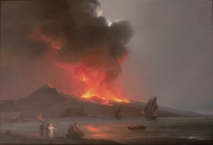 Vesuvius Erupting in 1820