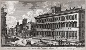 Via del Corso, Rome by Italian School