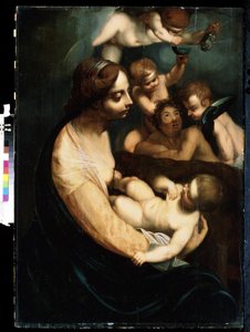 Virgin and Child with Angels